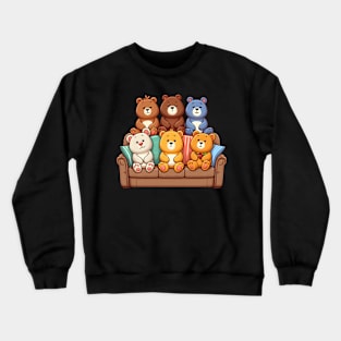 Cute Bear Friends Kawaii Crewneck Sweatshirt